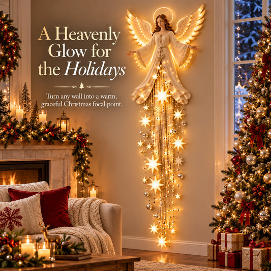 👼 Lighted Angel Christmas Hanging Decoration