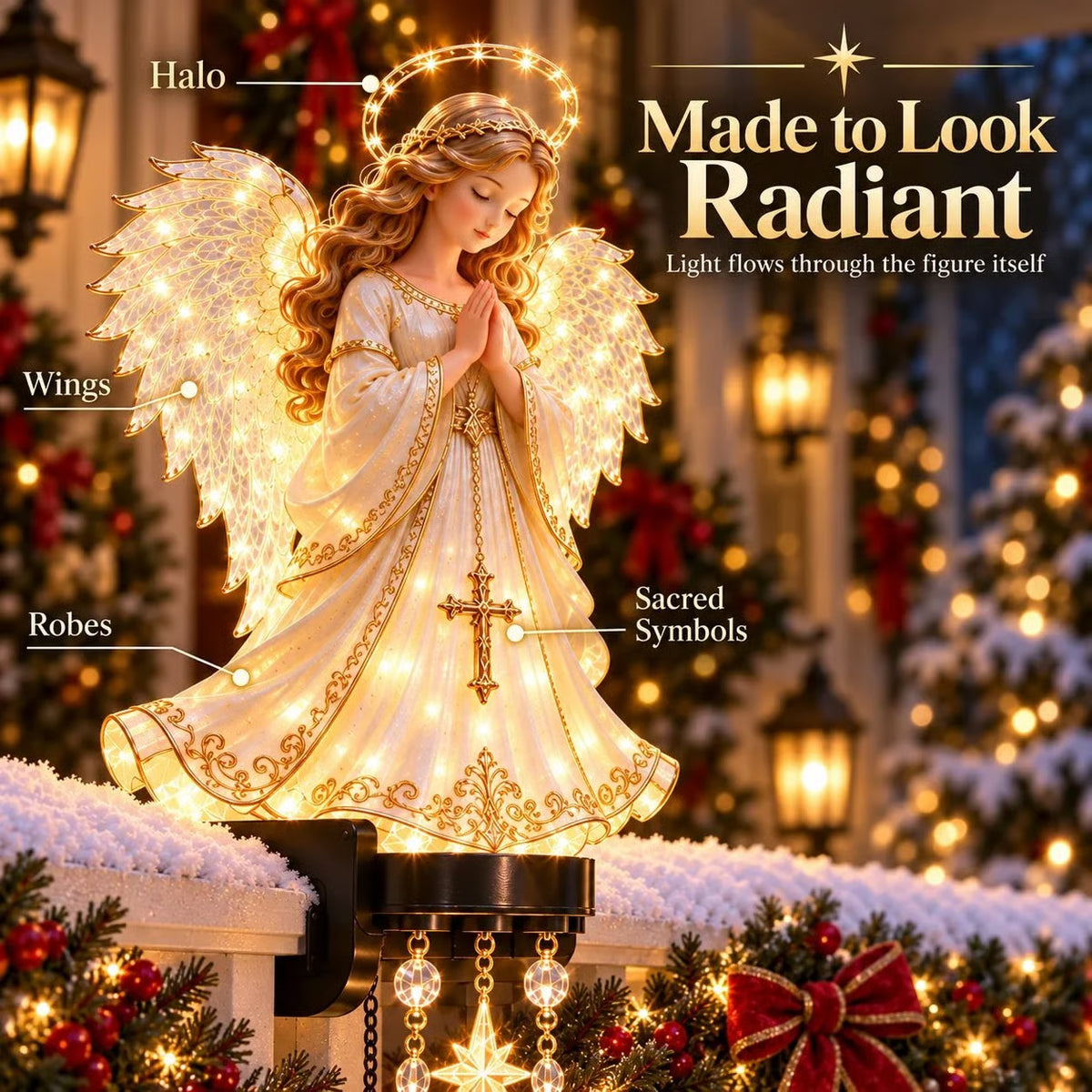 ✨ Sacred Christmas Railing Lights | The Christmas Decoration That Feels Truly Meaningful
