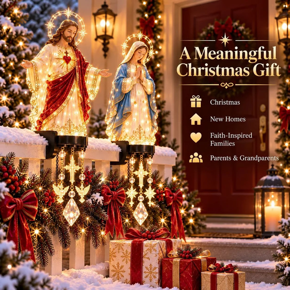 ✨ Sacred Christmas Railing Lights | The Christmas Decoration That Feels Truly Meaningful