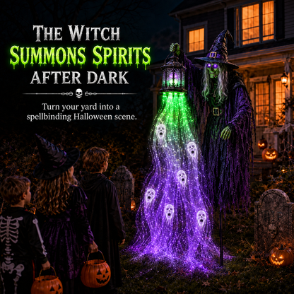 🎁Today 50% OFF🎁💀Halloween Soul Harvester Animated Garden Light