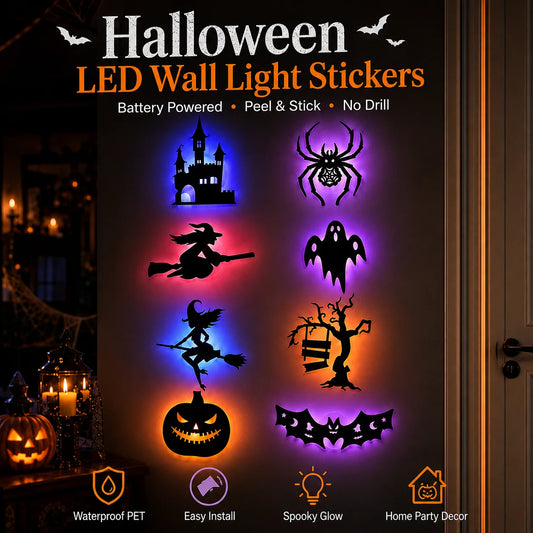 Ceruval - LED Silhouette Wall Light Stickers