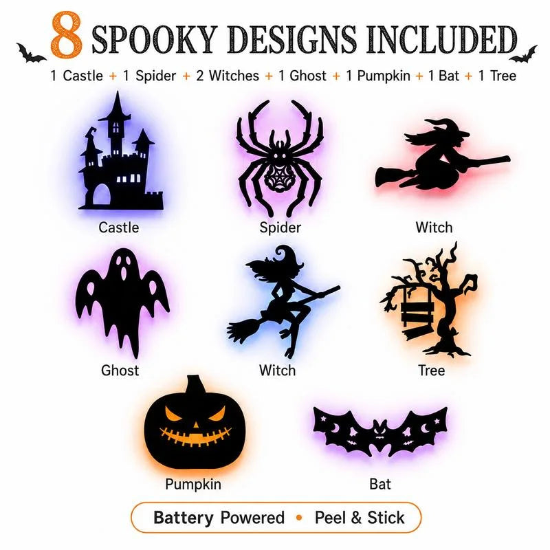 Ceruval - LED Silhouette Wall Light Stickers