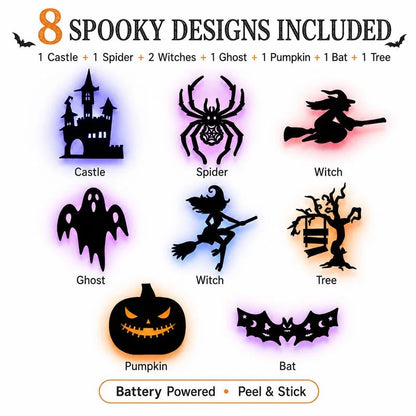 Ceruval - LED Silhouette Wall Light Stickers